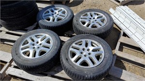 (4) 205/65R16 Uniroyal Tires & Rims