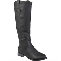 Journee Womens Taven Heel Boots, Black 7 1/2 $60