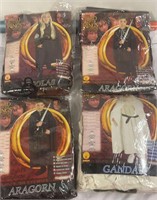 4 Kids Lord of the Rings Costumes  3) 8-10 & 1)