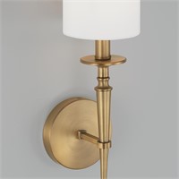 1 Light Wall Sconce-Aged Brass Finish Capital Ligh