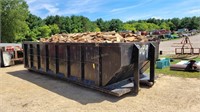 Dumpster of Split Firewood