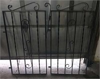 2 Pc. Black Iron Gate