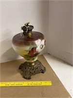 Gone With The Wind Type Oil Lamp No Shade