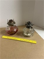 Oil Lamps 2 No Hurricanes