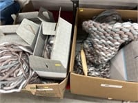 (2) Boxes of Jumbo Yarn and Knitted Goods