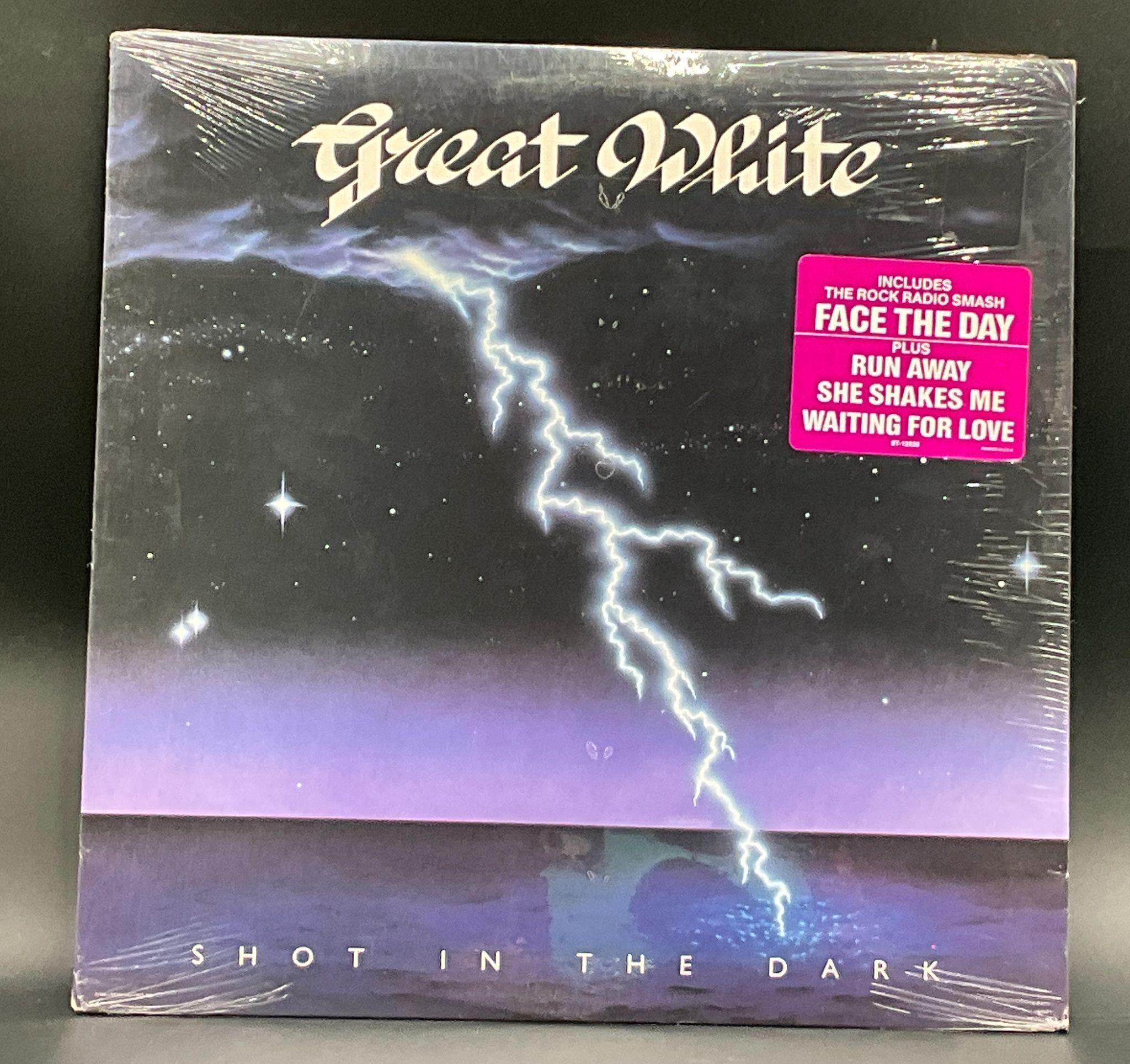 Sealed 1986 OG Great White "Shot In The Dark" LP