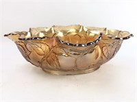 Marigold Carnival Glass Dish