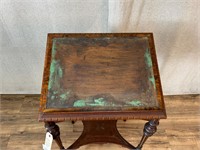 Antique Victorian Book Stand Some Patina