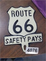 METAL ROUTE 66 SAFETY FIRST