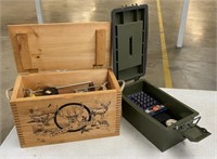 Ammo Boxes, 2 Boxes CCI .22 LR, Lansky Sharpeners