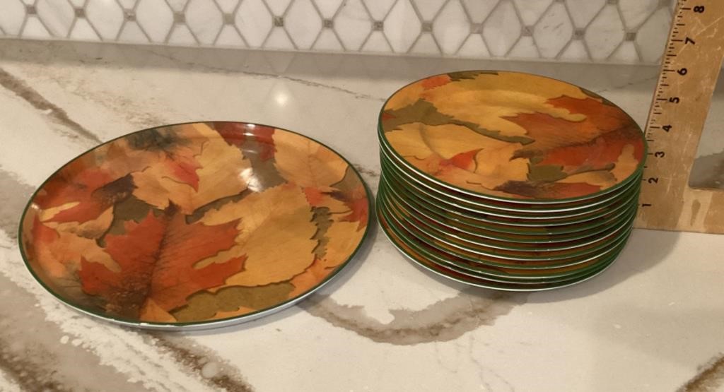 Decorative Philippe Deshoulieres autumn plates