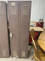 Metal 2-Door Locker 24"L x 18"W x 72"H