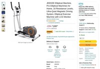 B4414 Elliptical Exercise Machine with LCD Monitor