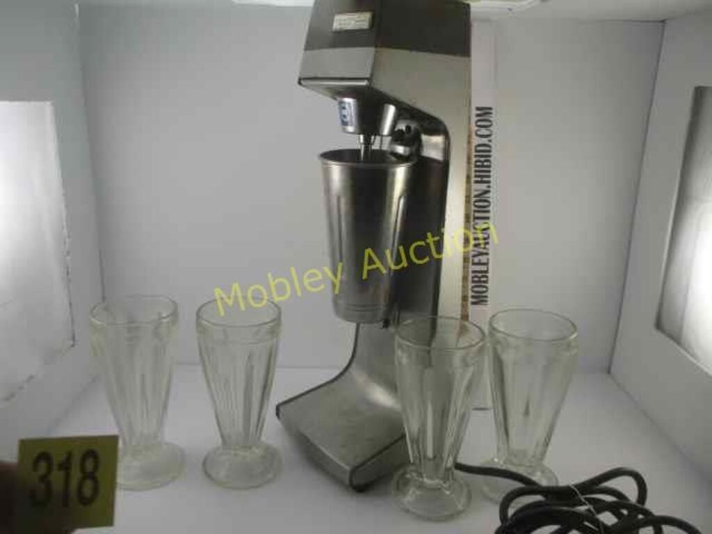 MIXER MACHINE WITH GLASS CUPS