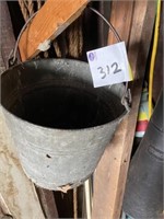 Galvanized bucket