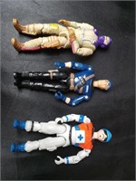 Vintage 80s GI JOE Action Figure bundle of 3. S