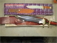 SUBHILT BOWIE FIXED BLADE KNIFE, MINT IN BOX