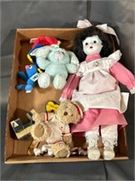 Stuffed animal and Doll