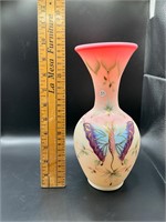 Fenton Burmese Vase