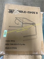 Table Mate II TV Tray Table - Folding-white