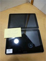 2 Samsung Tablets No Power Cord - AS IS, Untested
