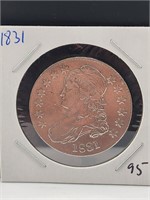 1831 Bust Half Dollar