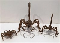3 COPPER WIRE INSECTS