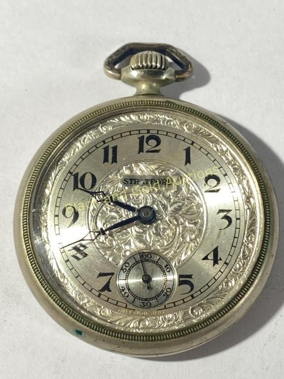 VTG Stratford 6 Jewels Pocket Watch