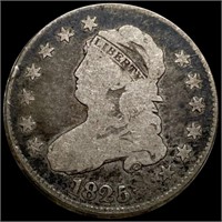 1825 Capped Bust Quarter NICELY CIRCULATED