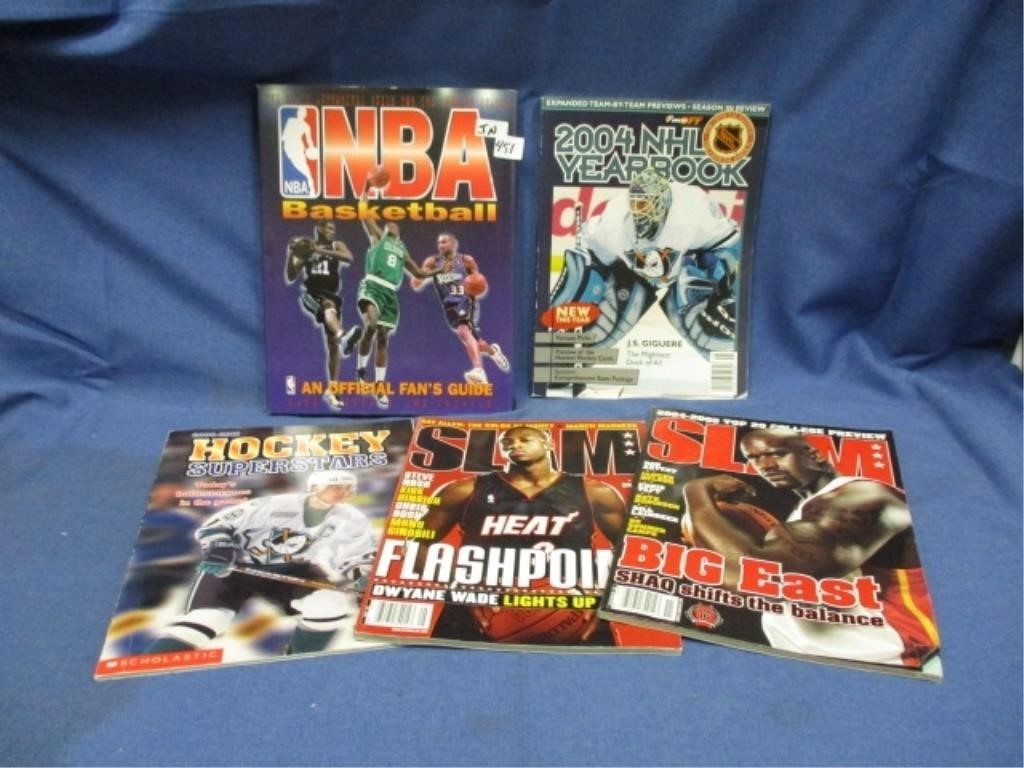 sports magazines .