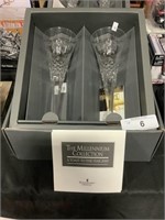 Waterford Millennium Champagne Glasses.