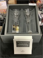 Waterford Millennium Champagne Glasses.