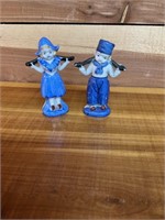 PAIR OF VINTAGE BOY/GIRL FIGURES