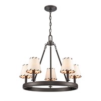 $40  allen + roth Sevierville 5-Light Bronze Chand