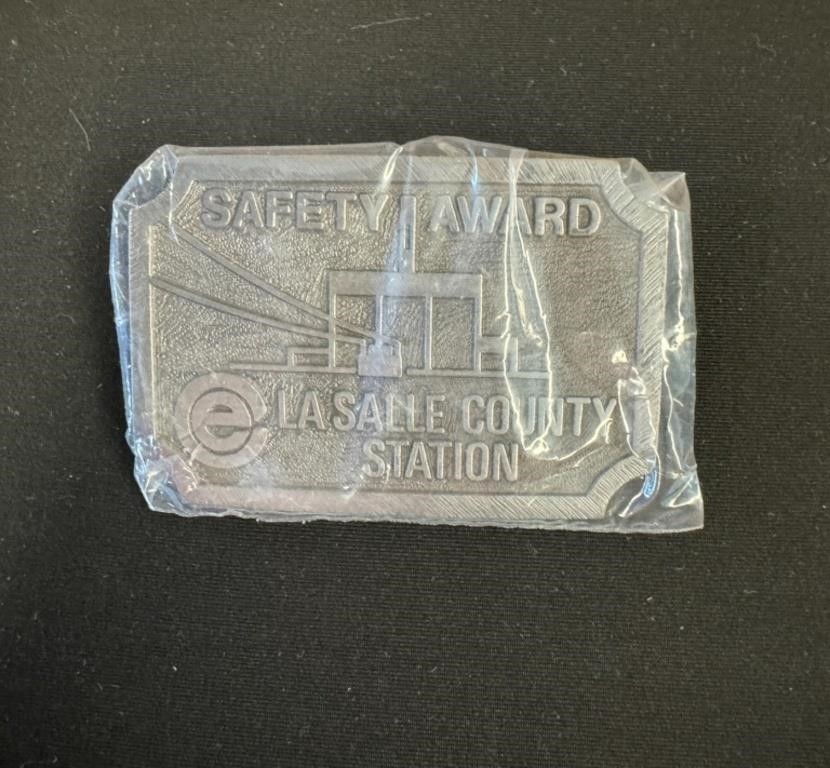 Safety Award Lasalle County Station Belt Buckle
