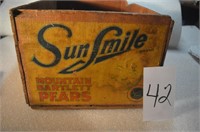 SUNSMILE PEAR FRUIT CRATE, 12X19X9