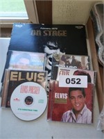 GROUPING OF ELVIS MUSIC- LP, CD'S