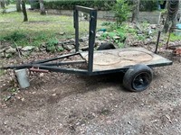 Single axle trailer. Sizes in pics