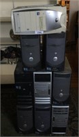 9 pcs. Vintage PC Towers