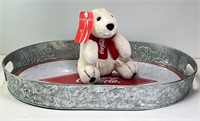 Vintage Coca-Cola Bear & Drink Tray