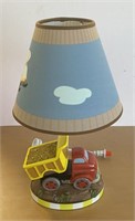 16" Brand New Childs Toy Truck Lamp.