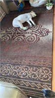 Room rug brown tones 7’x10’