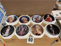 LOT OF 8 MARILYN MONROE COLLECTIBLE PLATES
