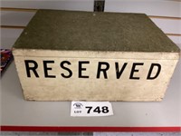 RESERVED STEP