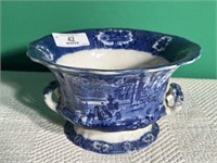 Blue and White China Footed Bowl
