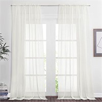 NICETOWN Voile Sheer Curtains for Living Room