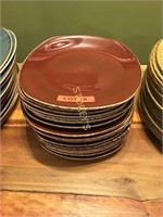 Brown Steelite Dinner Plates - 12 x 10