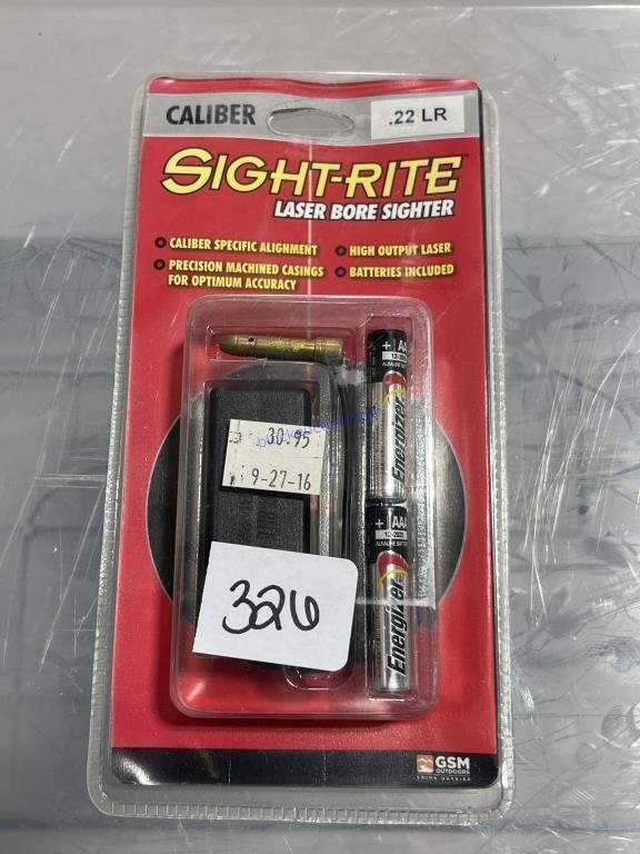 Sight-rite laser bore sighter