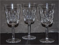 Tiffany & Co. Sybil Claret Wine Goblets 3 pc.