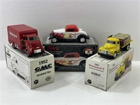 1/34 Scale Toys (Diamond T, 1934 Ford, 1952 GMC)